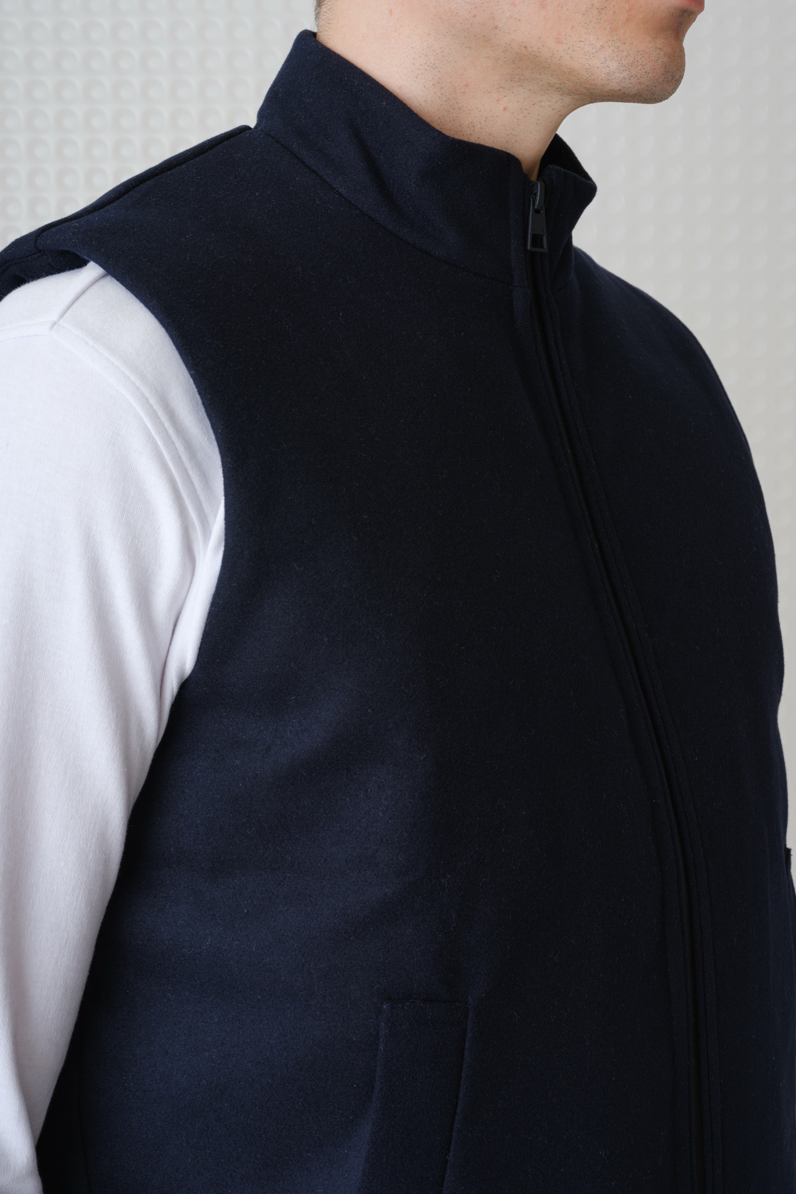 Mount - Wadded Gilet - Navy