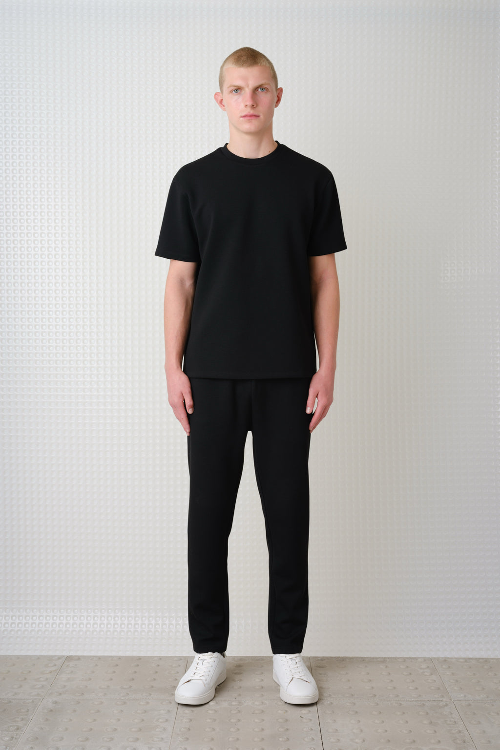 Odin - Bonded Jersey Oversized T-Shirt - Black