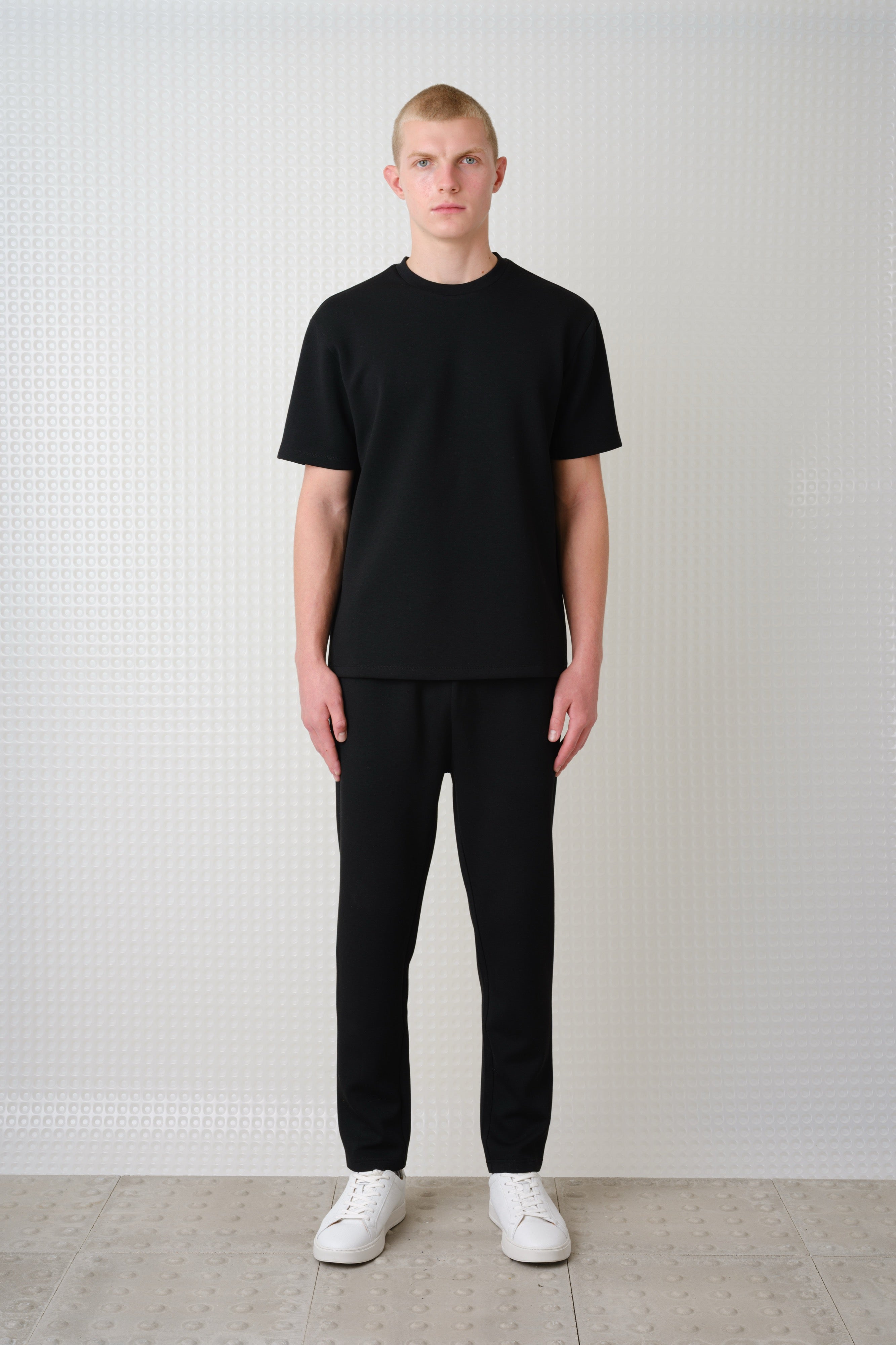 Odin - Bonded Jersey Oversized T-Shirt - Black