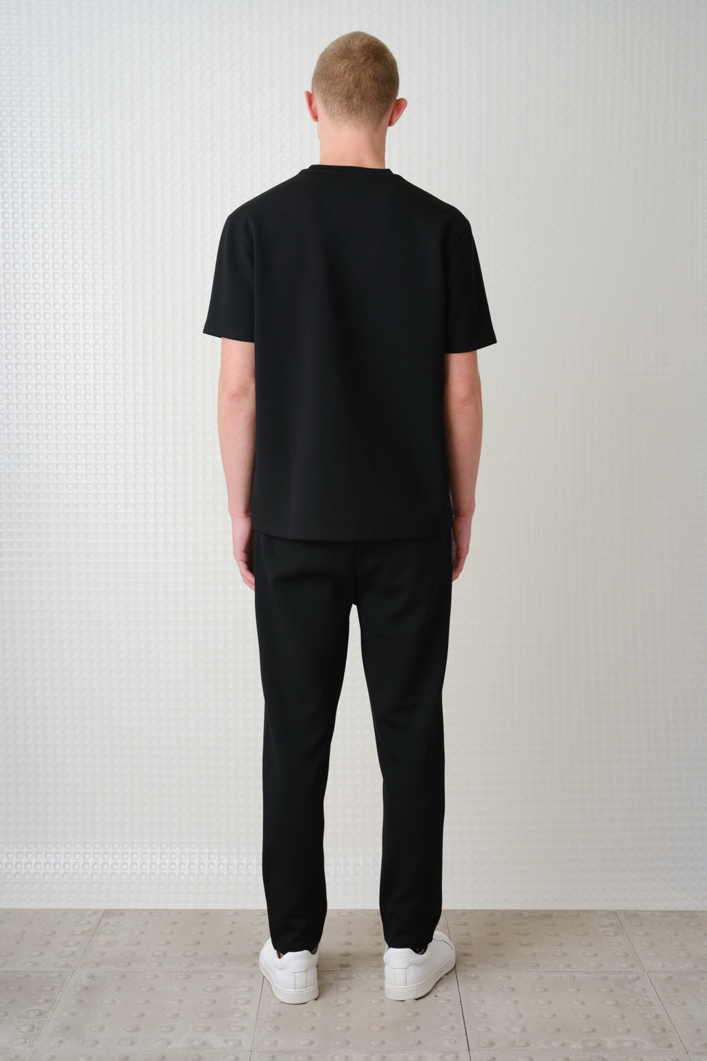 Odin - Bonded Jersey Oversized T-Shirt - Black