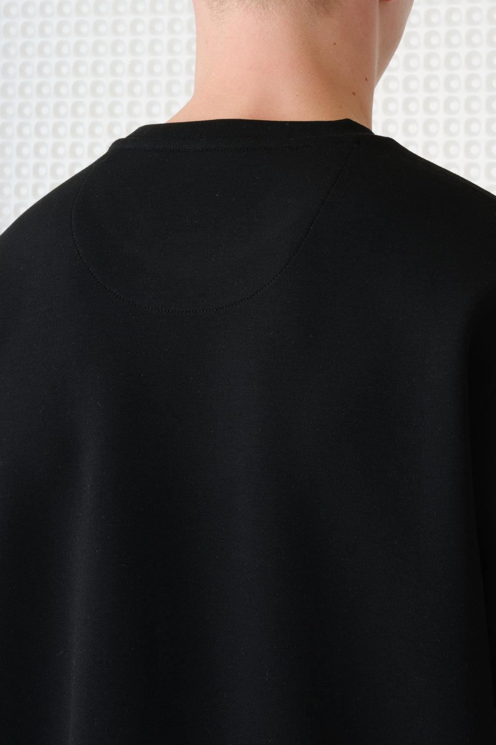 Odin - Bonded Jersey Oversized T-Shirt - Black