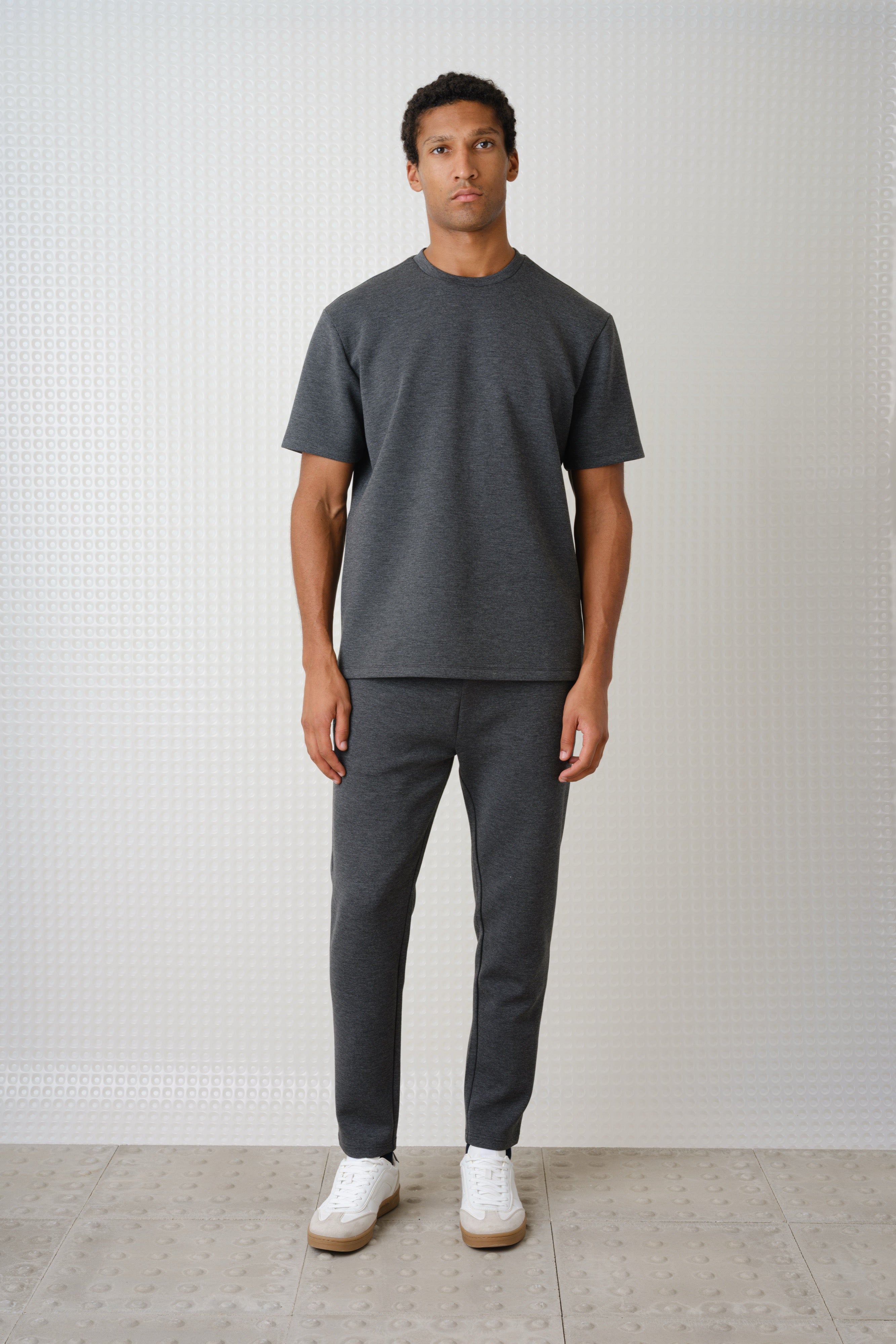 Odin - Bonded Jersey Oversized T-Shirt - Grey