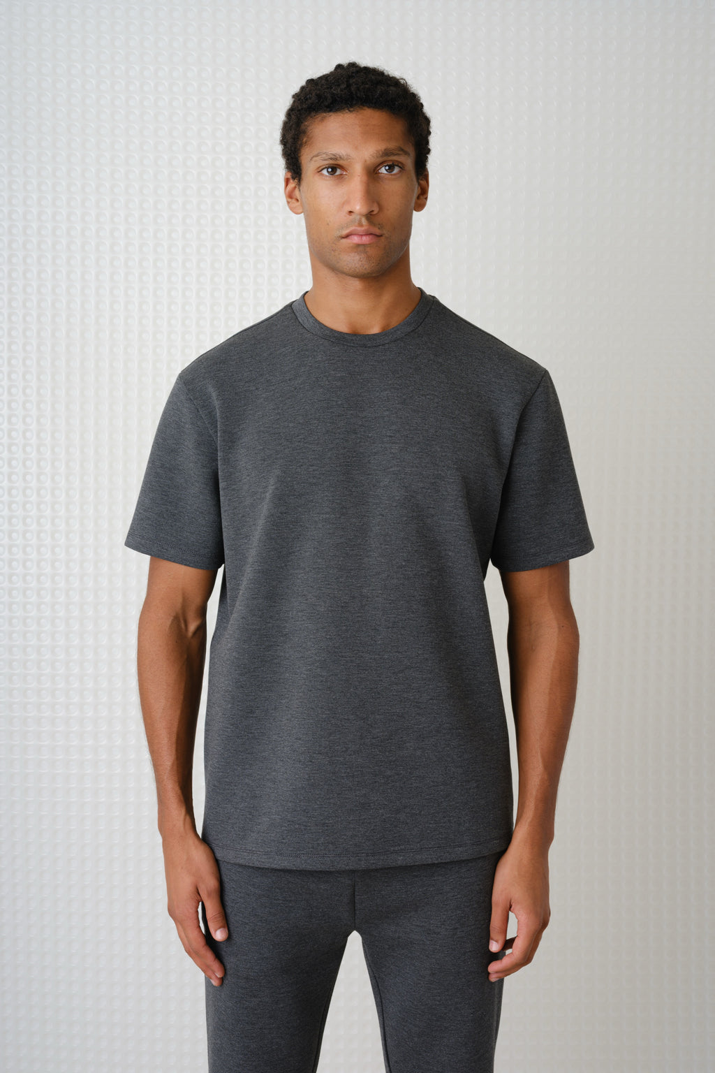 Odin - Bonded Jersey Oversized T-Shirt - Grey