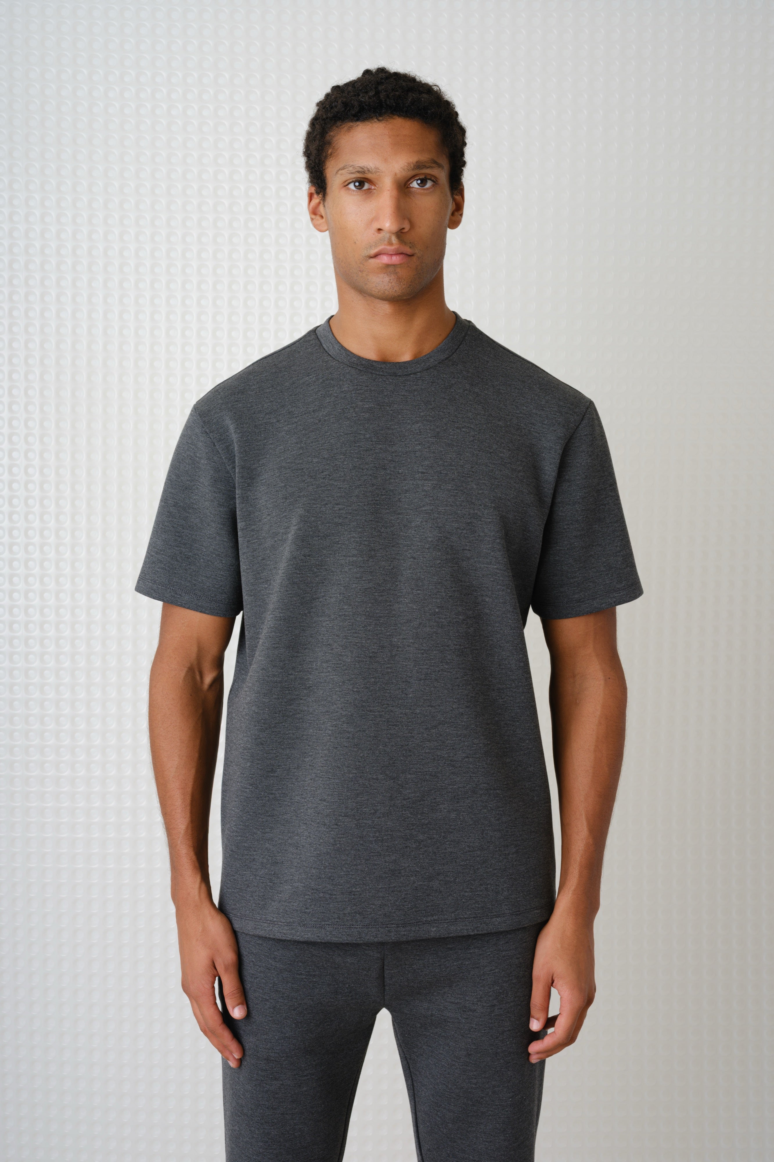 Odin - Bonded Jersey Oversized T-Shirt - Grey
