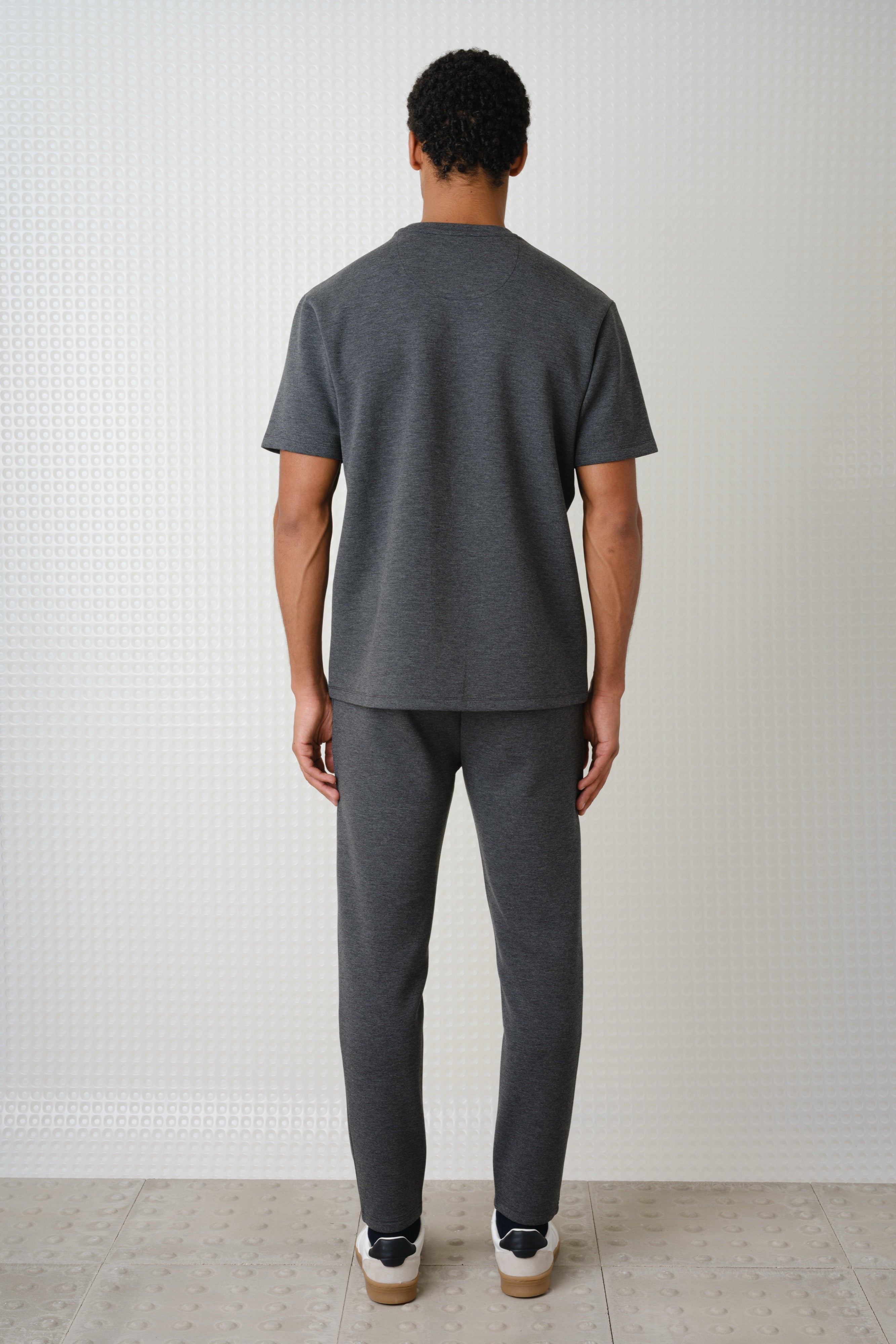 Odin - Bonded Jersey Oversized T-Shirt - Grey