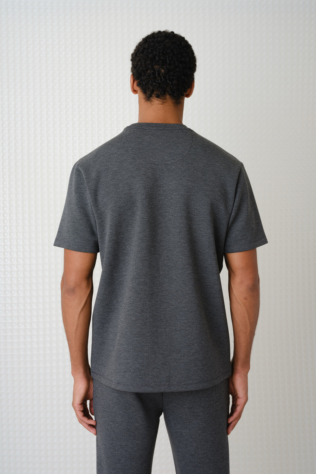 Odin - Bonded Jersey Oversized T-Shirt - Grey