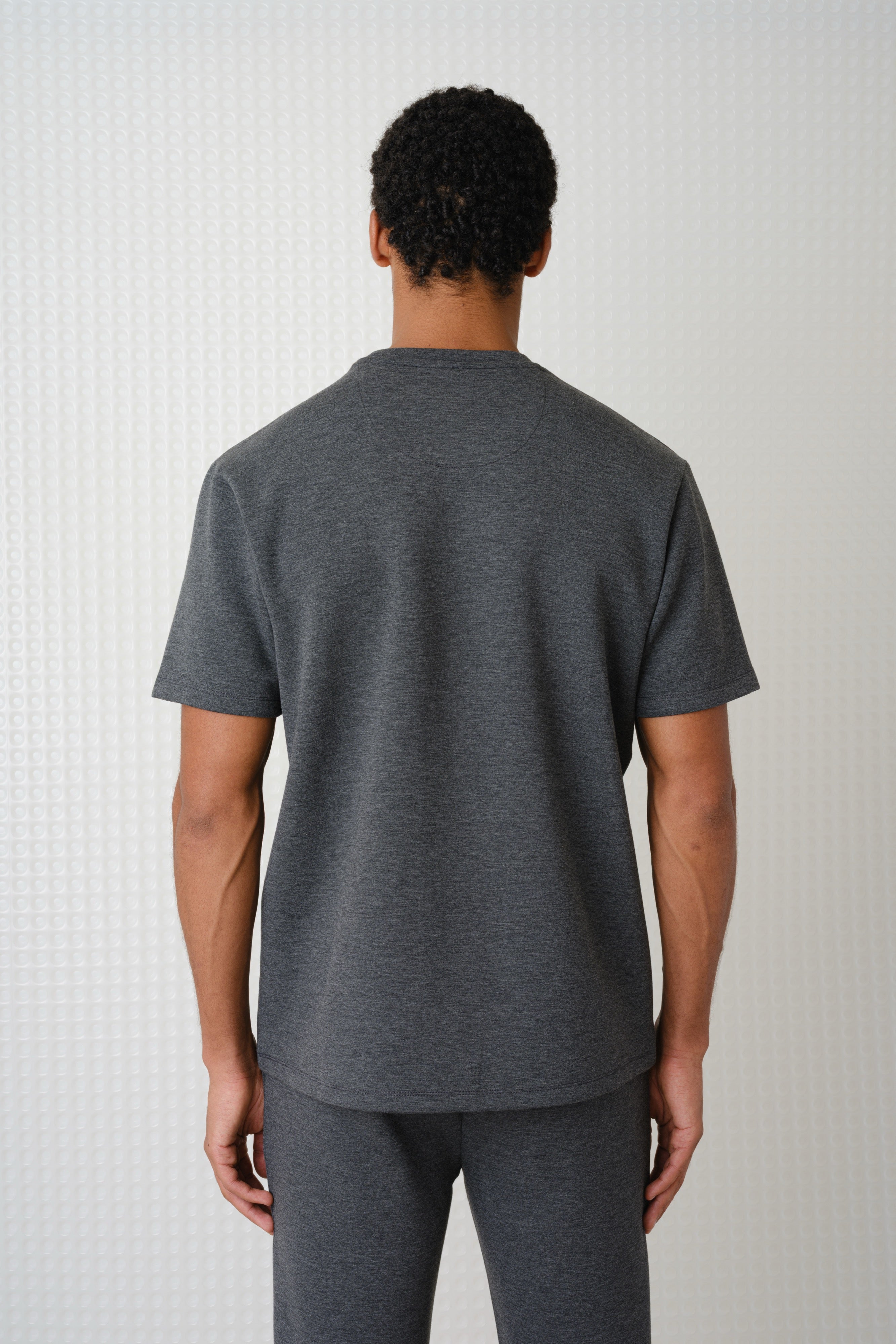 Odin - Bonded Jersey Oversized T-Shirt - Grey