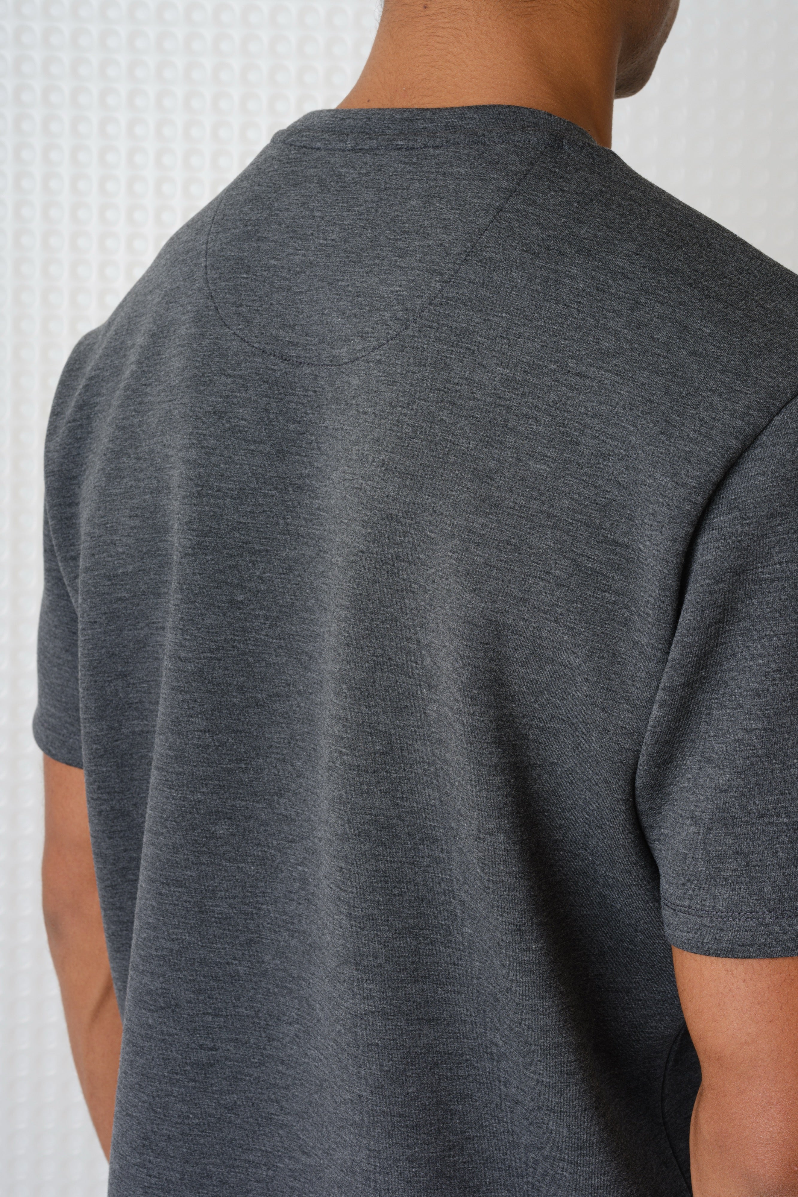 Odin - Bonded Jersey Oversized T-Shirt - Grey
