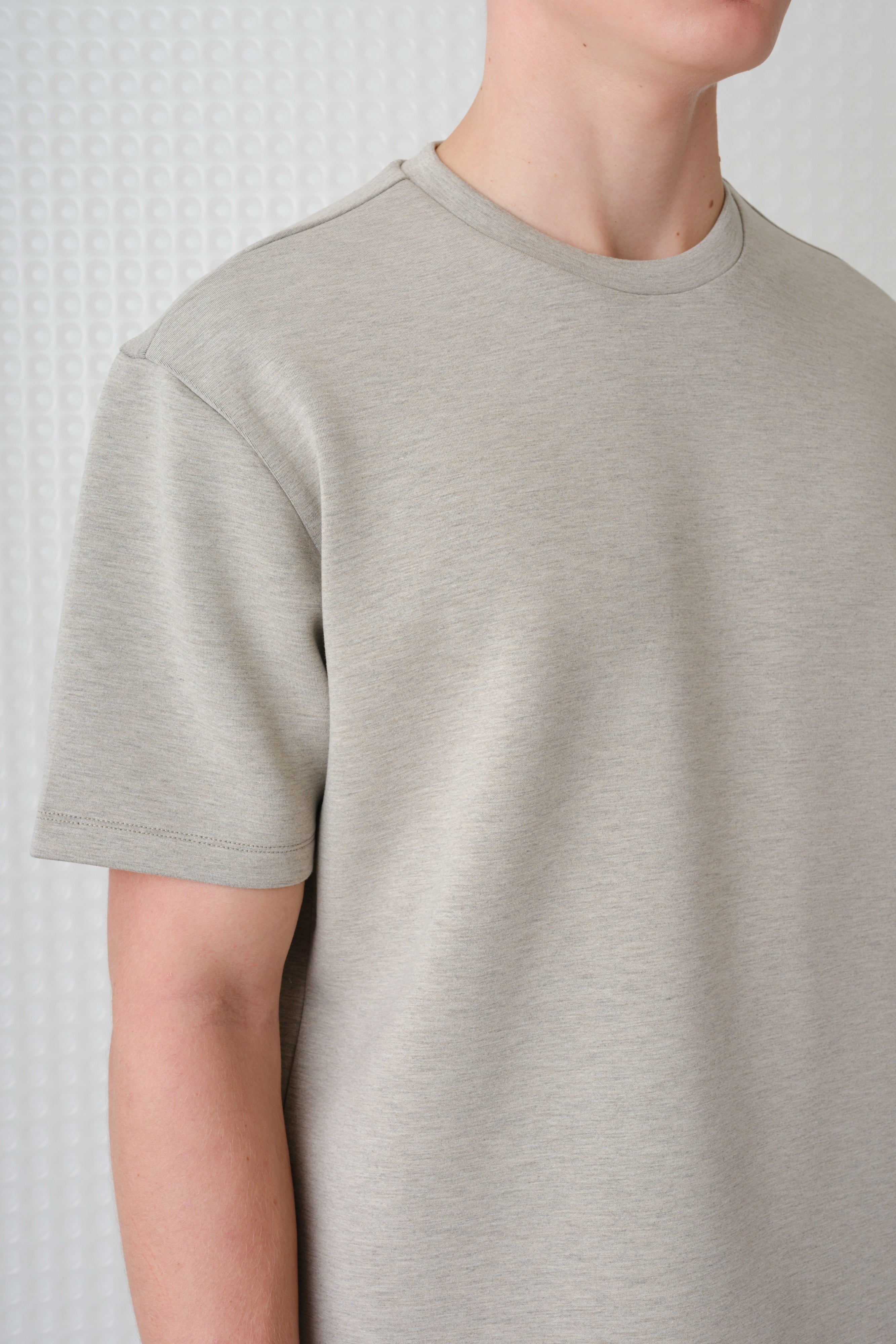 Odin - Bonded Jersey Oversized T-Shirt - Stone