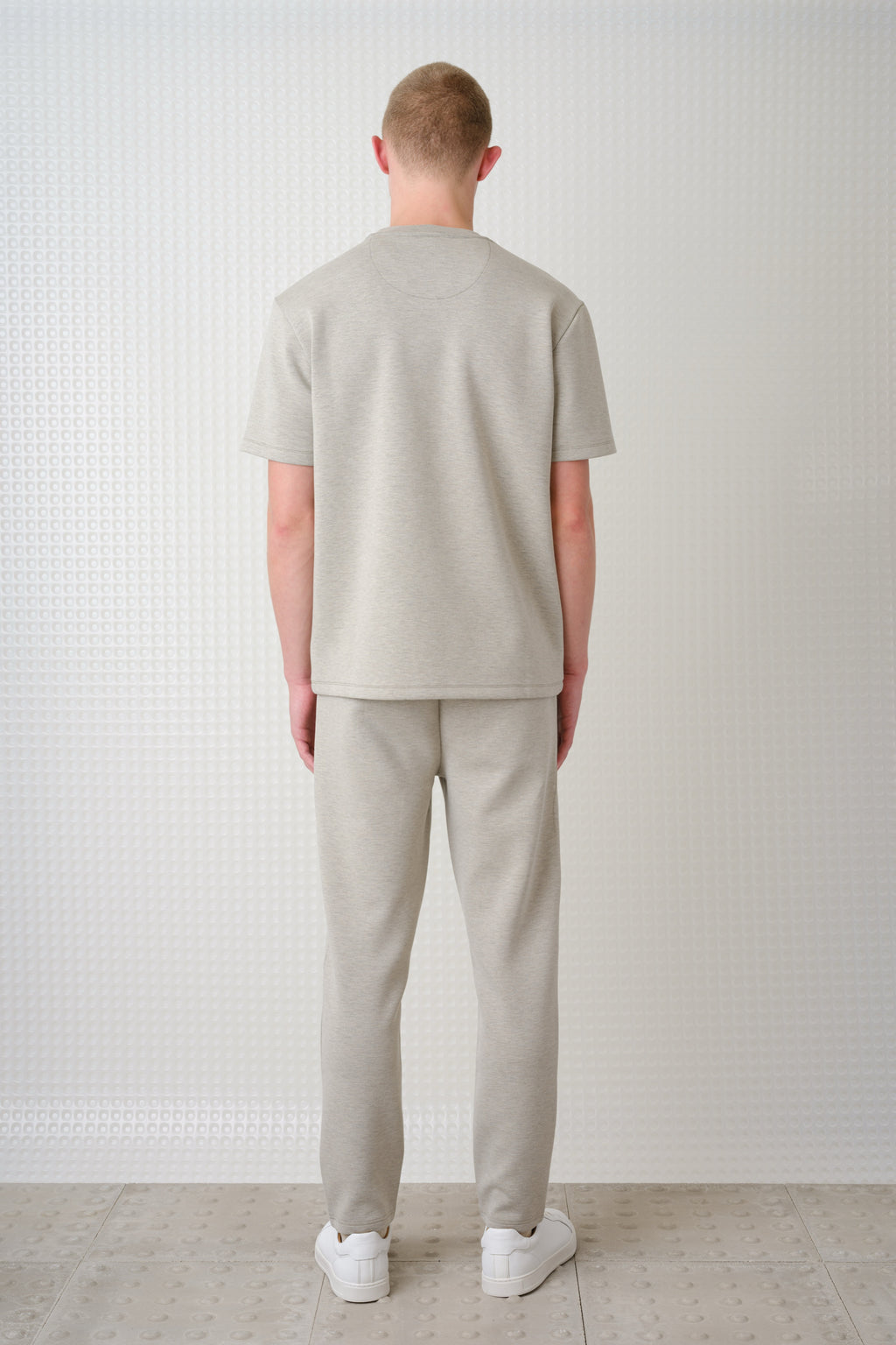 Odin - Bonded Jersey Oversized T-Shirt - Stone