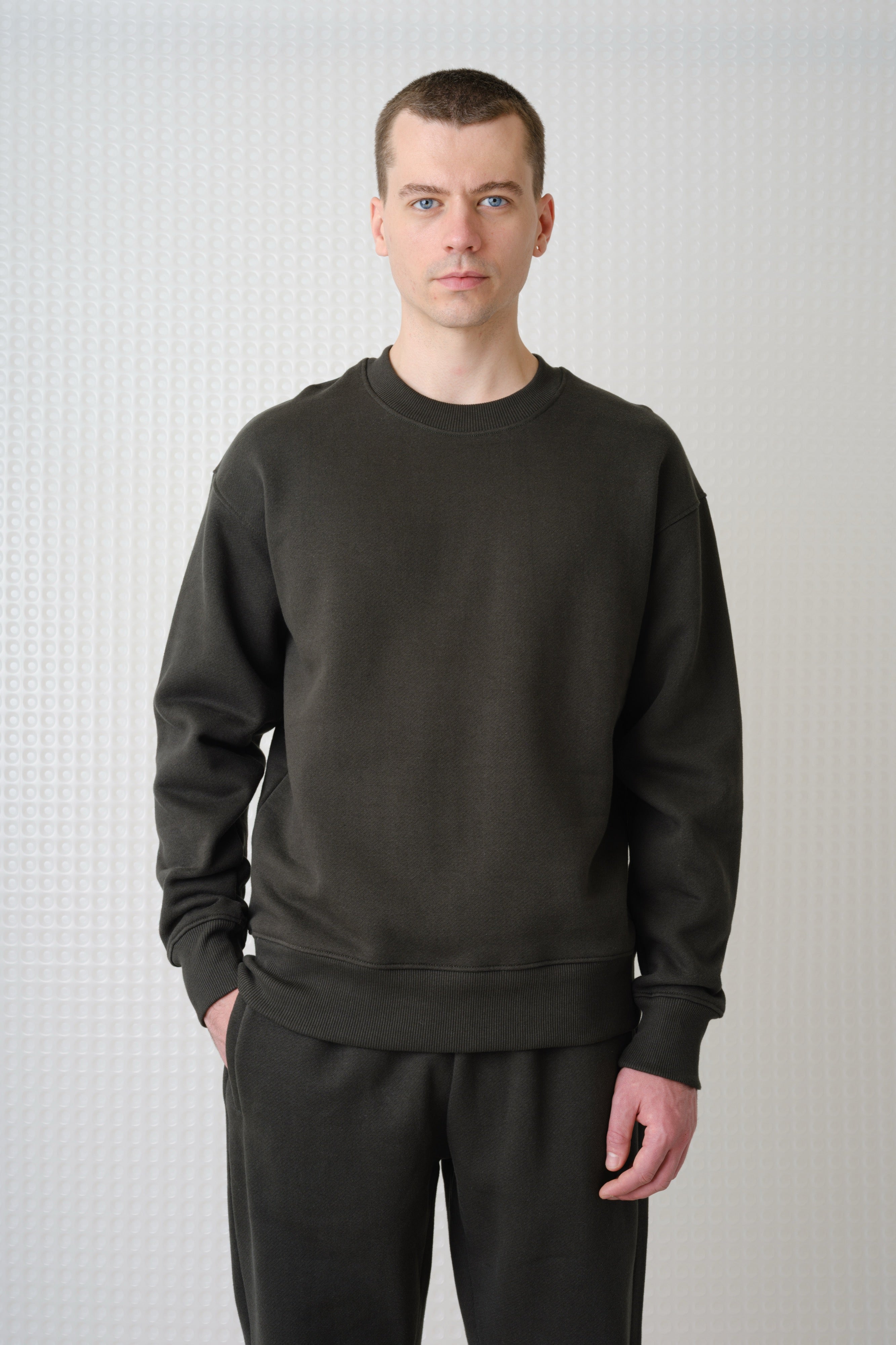 Rello - Brush Back Crew - Dark Olive