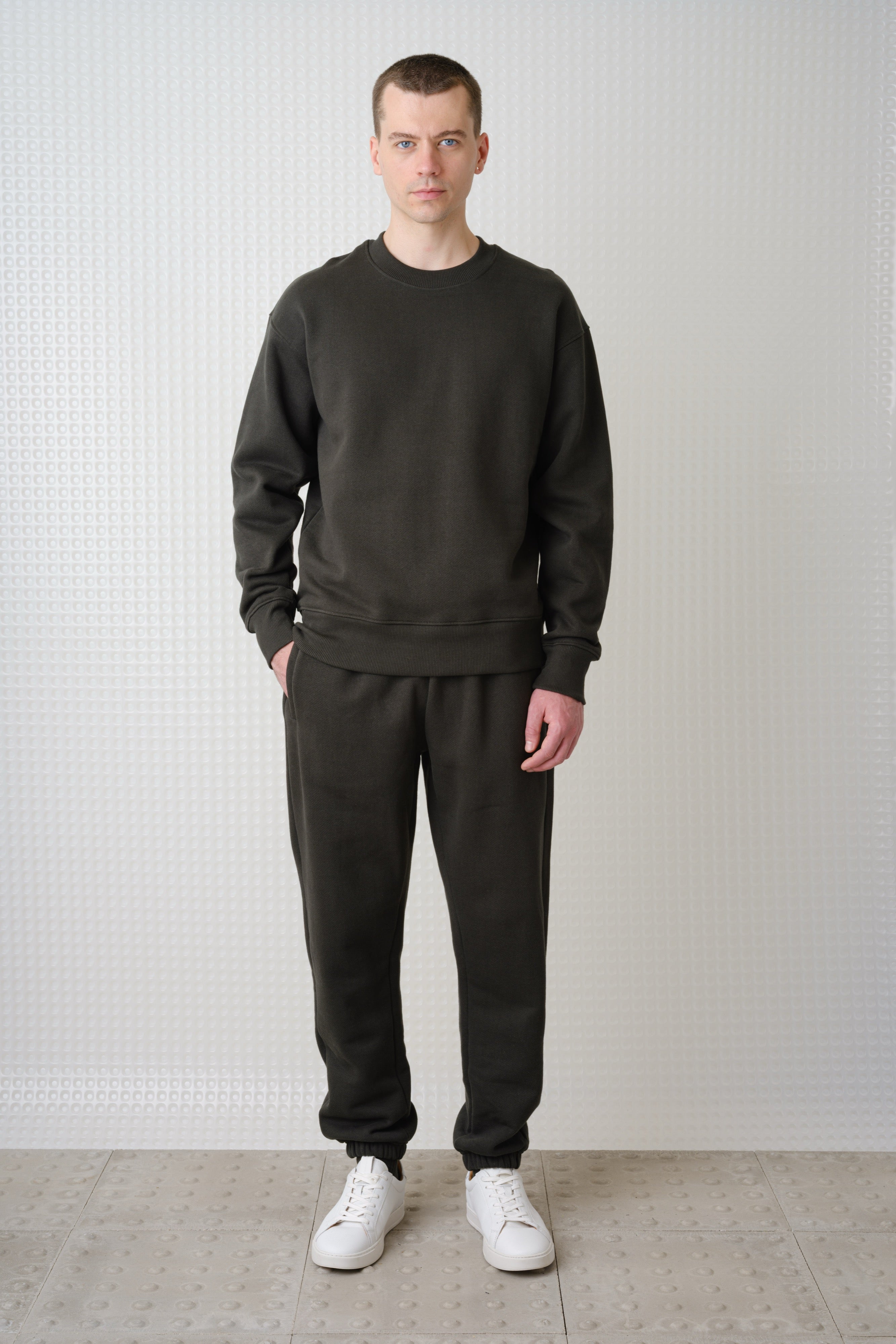 Rello - Brush Back Crew - Dark Olive