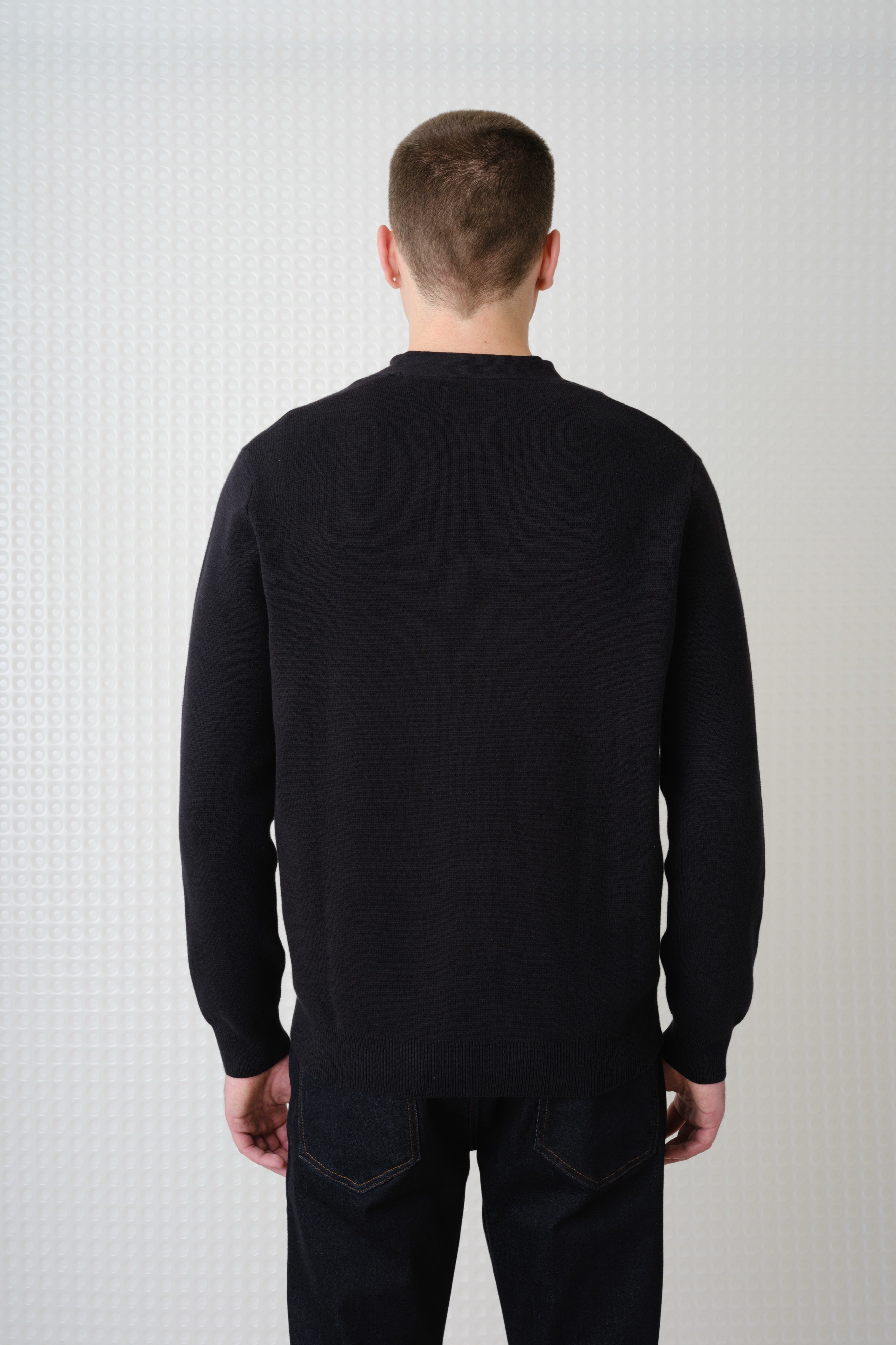 Skall - High Break Cardigan - Black
