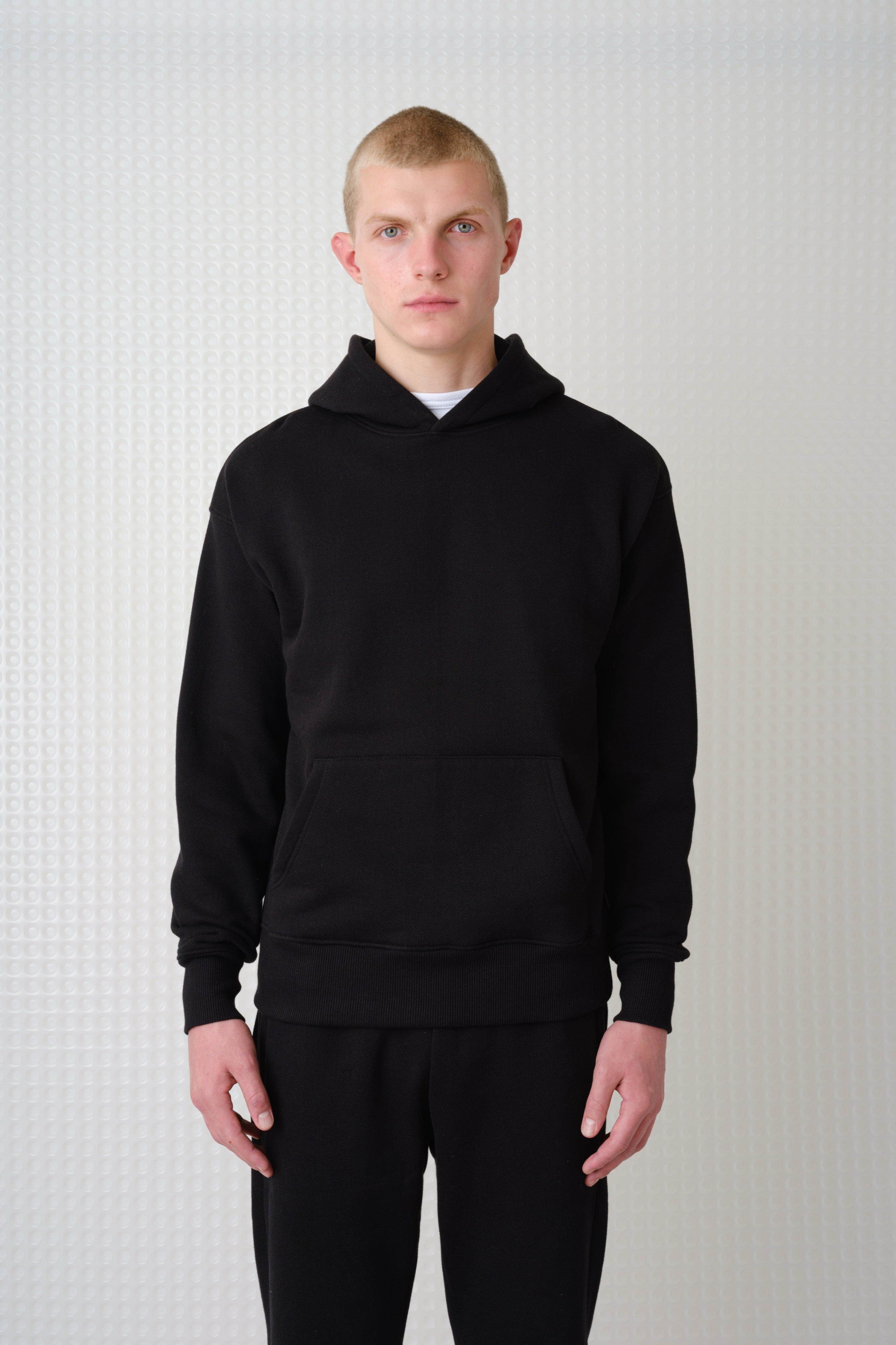 Swansen - 450GSM Brush Back Hoodie - Black