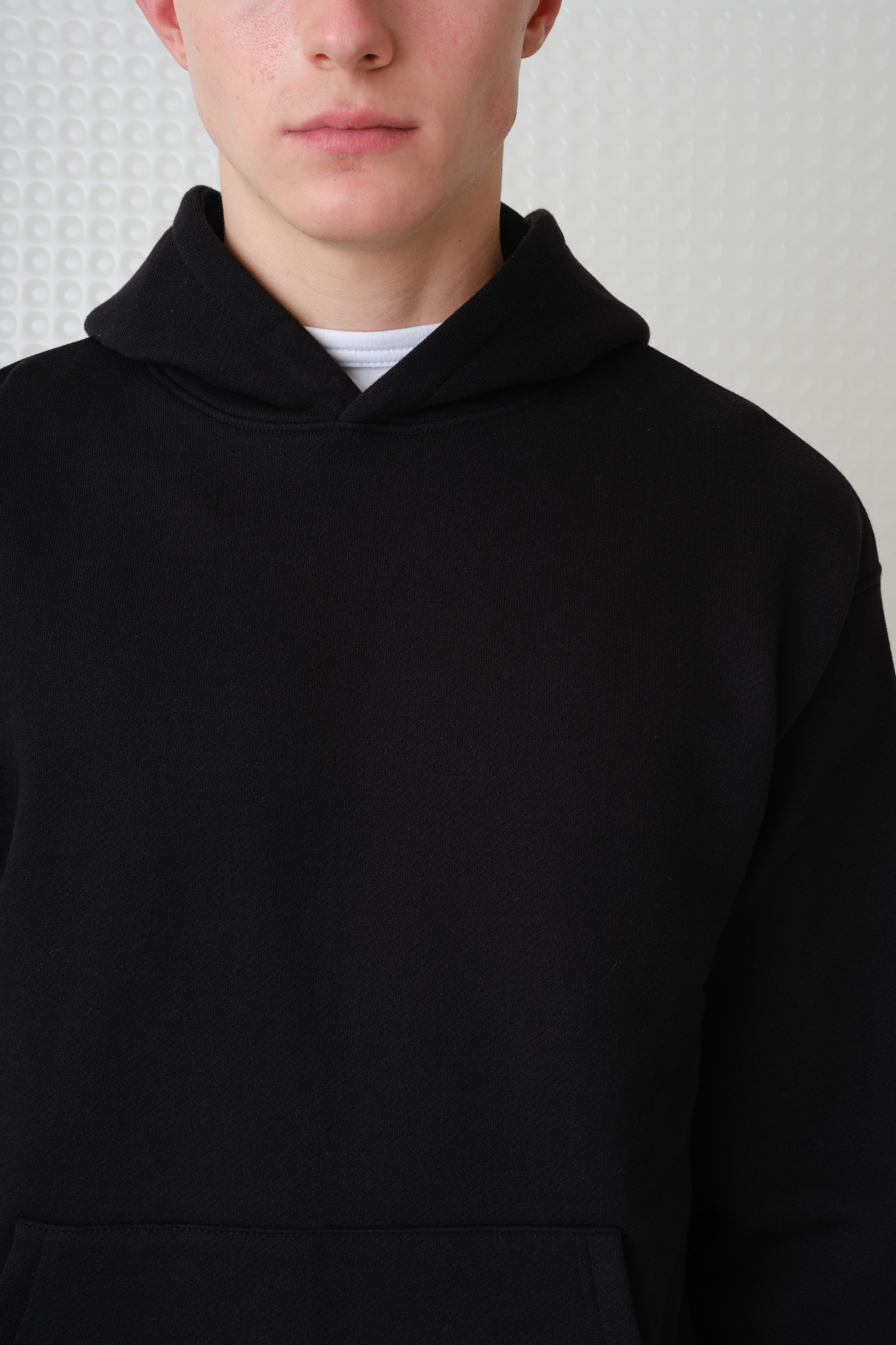 Swansen - 450GSM Brush Back Hoodie - Black
