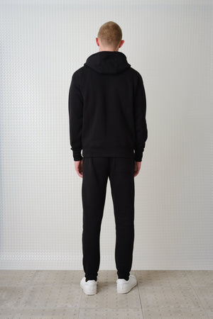 Swansen - 450GSM Brush Back Hoodie - Black