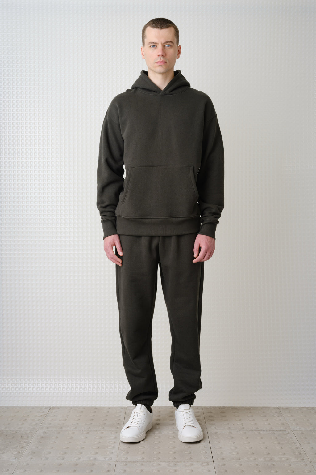 Swansen - 450GSM Brush Back Hoodie - Dark Olive