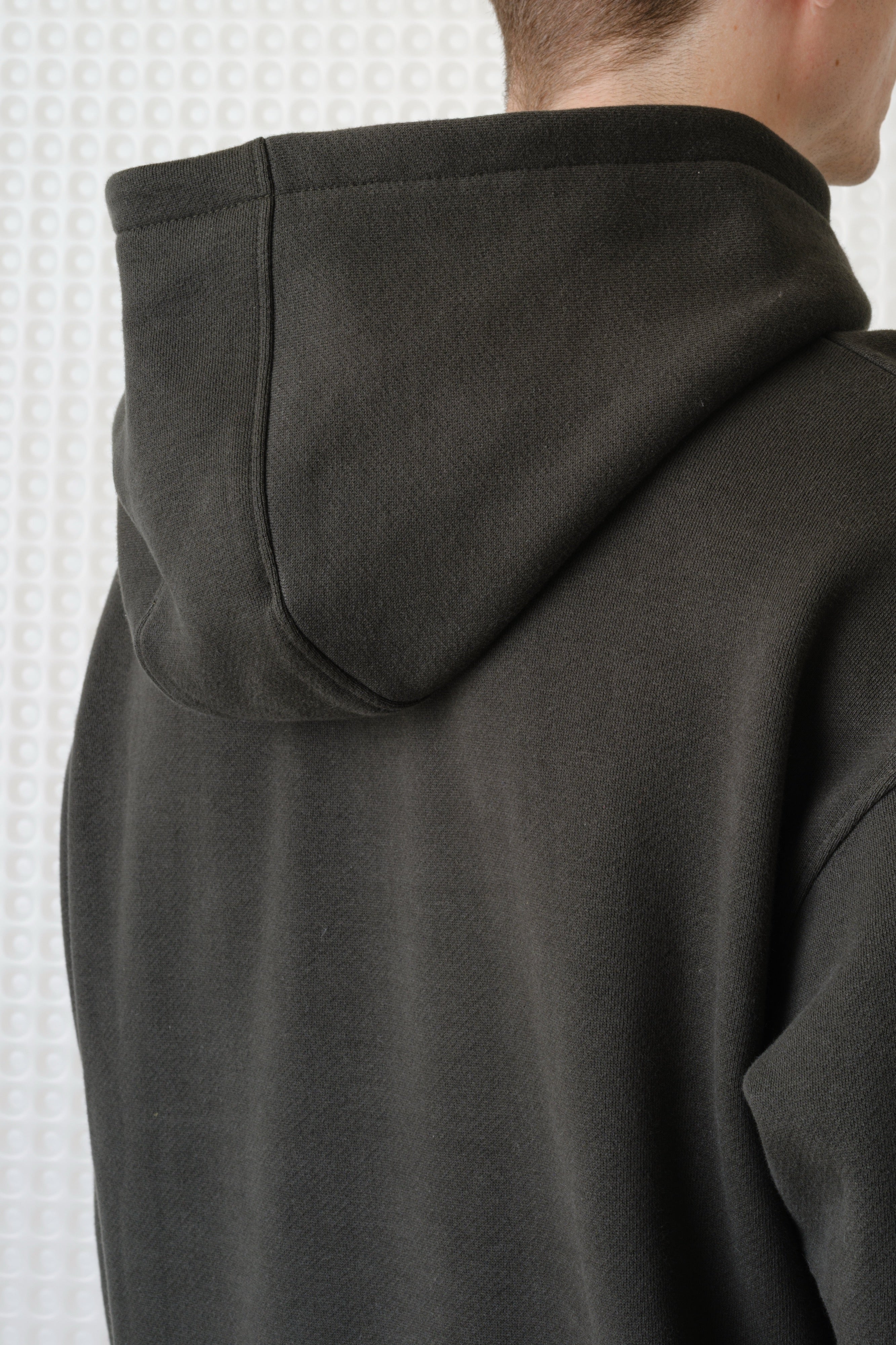 Swansen - 450GSM Brush Back Hoodie - Dark Olive