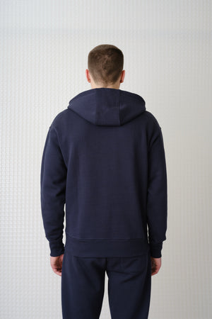Swansen - 450GSM Brush Back Hoodie - Navy