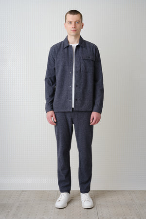 Trail - Herringbone Jersey Shirt - Charcoal
