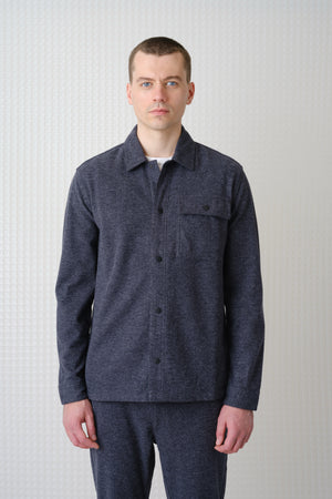 Trail - Herringbone Jersey Shirt - Charcoal