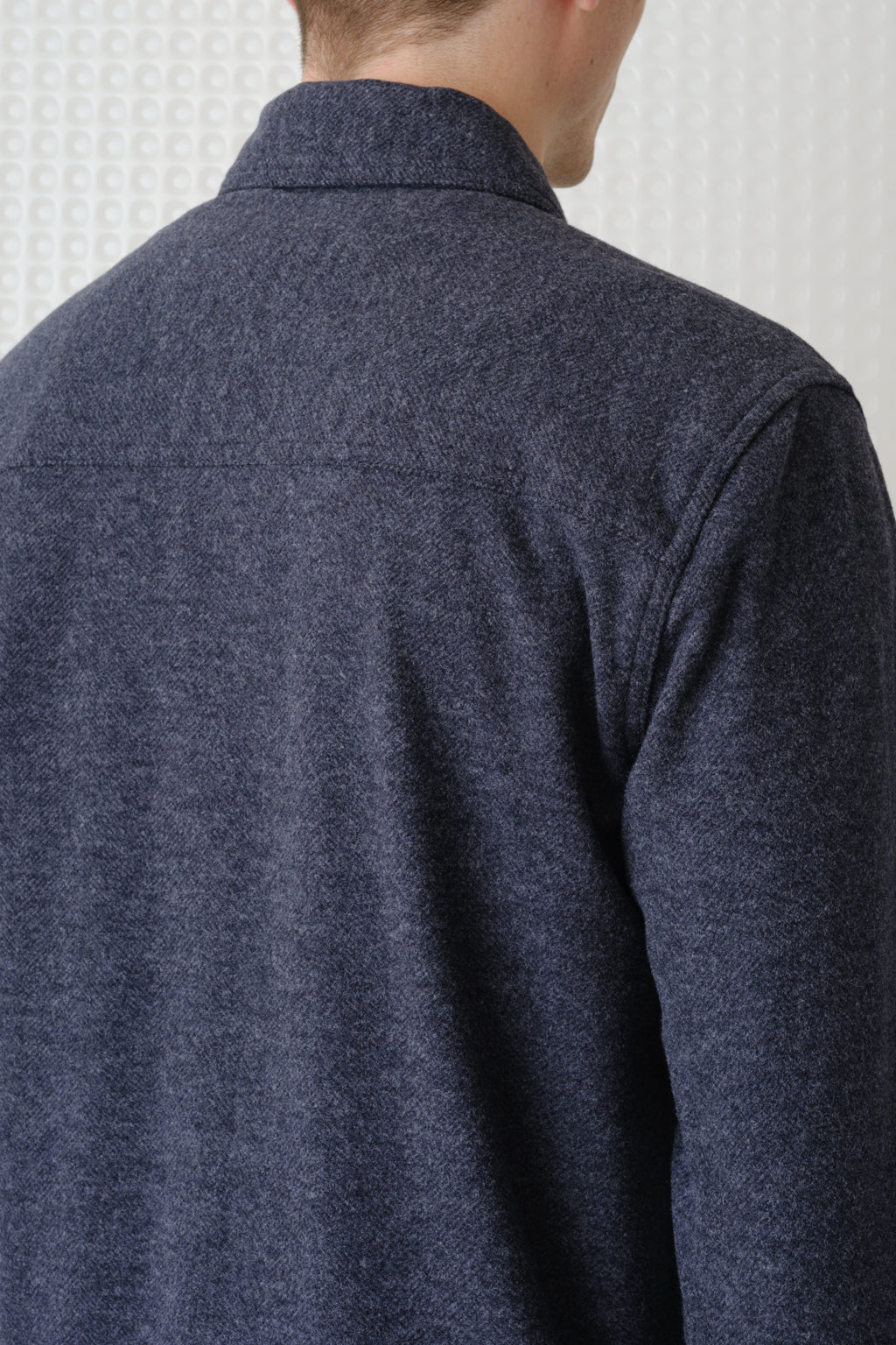 Trail - Herringbone Jersey Shirt - Charcoal