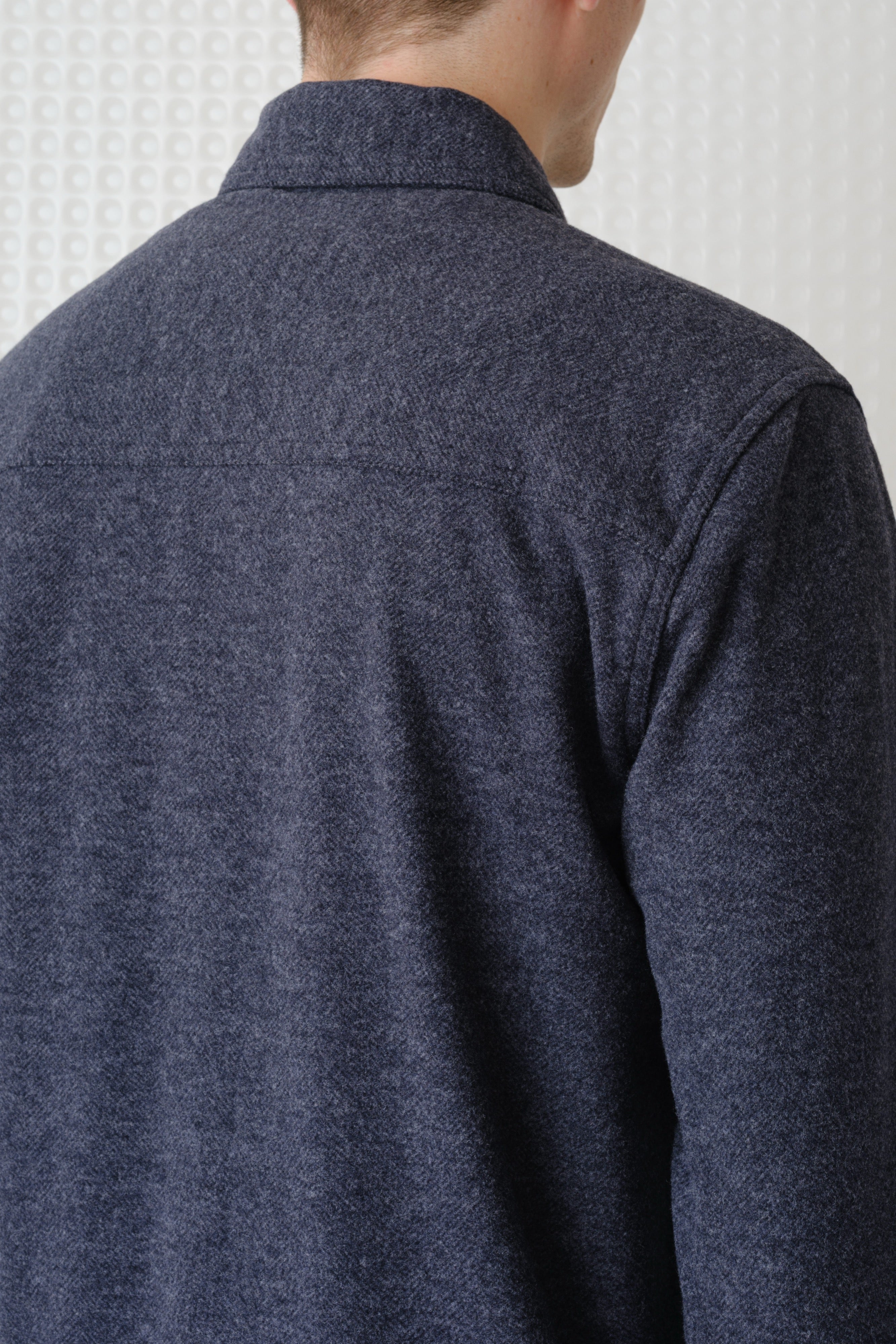 Trail - Herringbone Jersey Shirt - Charcoal