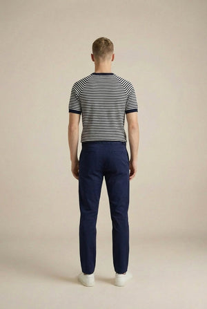 Abisko T-Shirt - Navy / Ecru