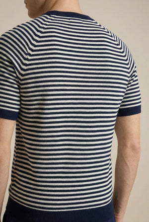 Abisko T-Shirt - Navy / Ecru
