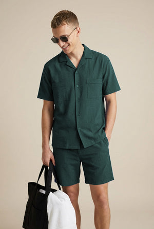 Atlantis Swim Shirt - Bottle Green
