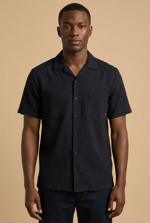 Atlantis Swim Shirt - Jet Black
