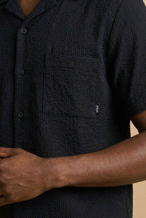 Atlantis Swim Shirt - Jet Black
