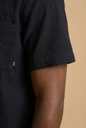 Atlantis Swim Shirt - Jet Black