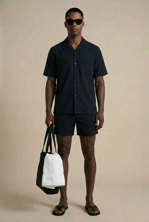 Atlantis Swim Shorts - Jet Black