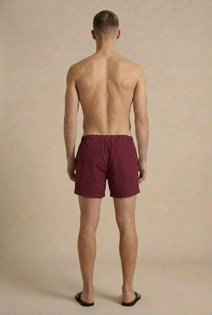 Caspian Swim Shorts - Burgundy