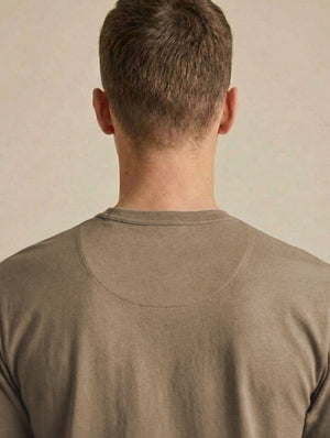 Erik Long Sleeve T-Shirt - Stone