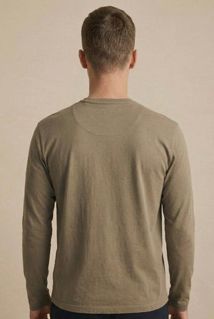 Erik Long Sleeve T-Shirt - Stone