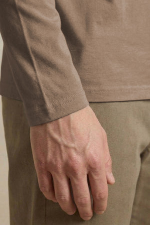 Erik Long Sleeve T-Shirt - Stone