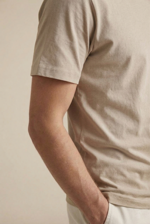 Erik Short Sleeve T-Shirt - Stone