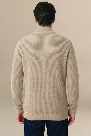 Ivar Quarter Zip - Ecru