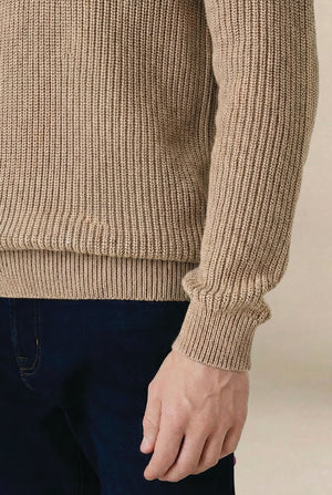 Ivar Quarter Zip - Ecru