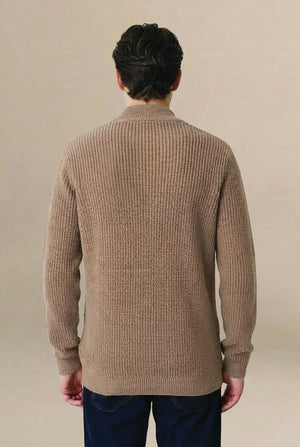 Ivar Quarter Zip - Stone