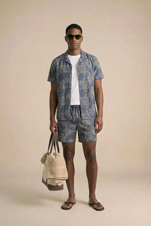 Jens Shorts Co-Ord - Chambray
