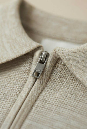 Kalmar Knit Polo - Stone