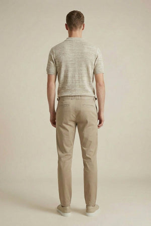 Kalmar Knit Polo - Stone
