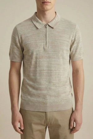 Kalmar Knit Polo - Stone