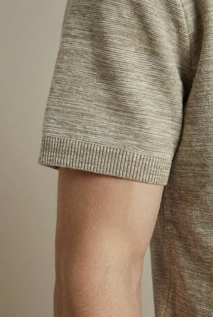 Kalmar Knit Polo - Stone