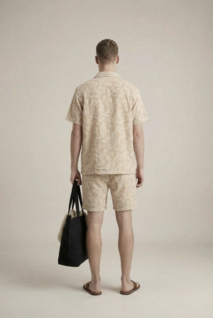 Kessler Shorts Co-Ord - Ecru / Stone