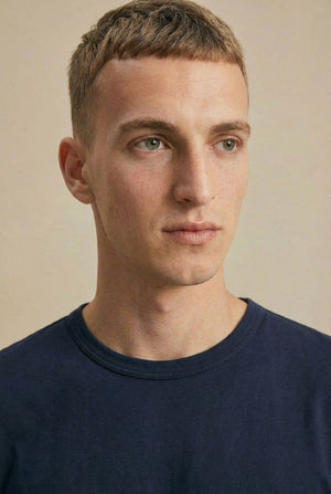 Lars Short Sleeve T-Shirt - Dark Navy