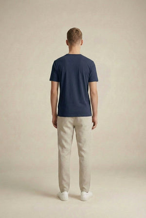 Lars Short Sleeve T-Shirt - Dark Navy